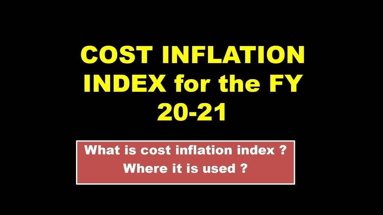 Cost Inflation Index as per Income Tax Act