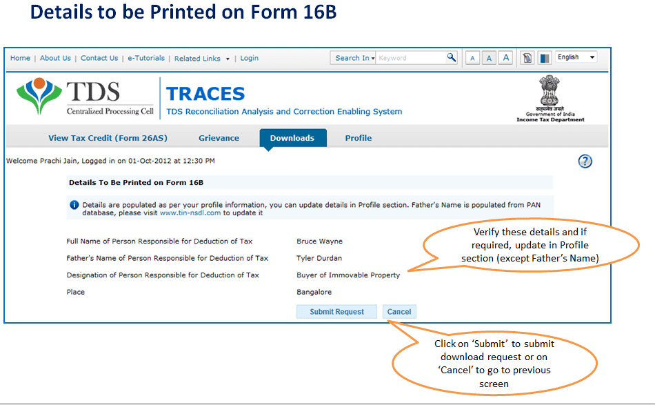 download form 16b