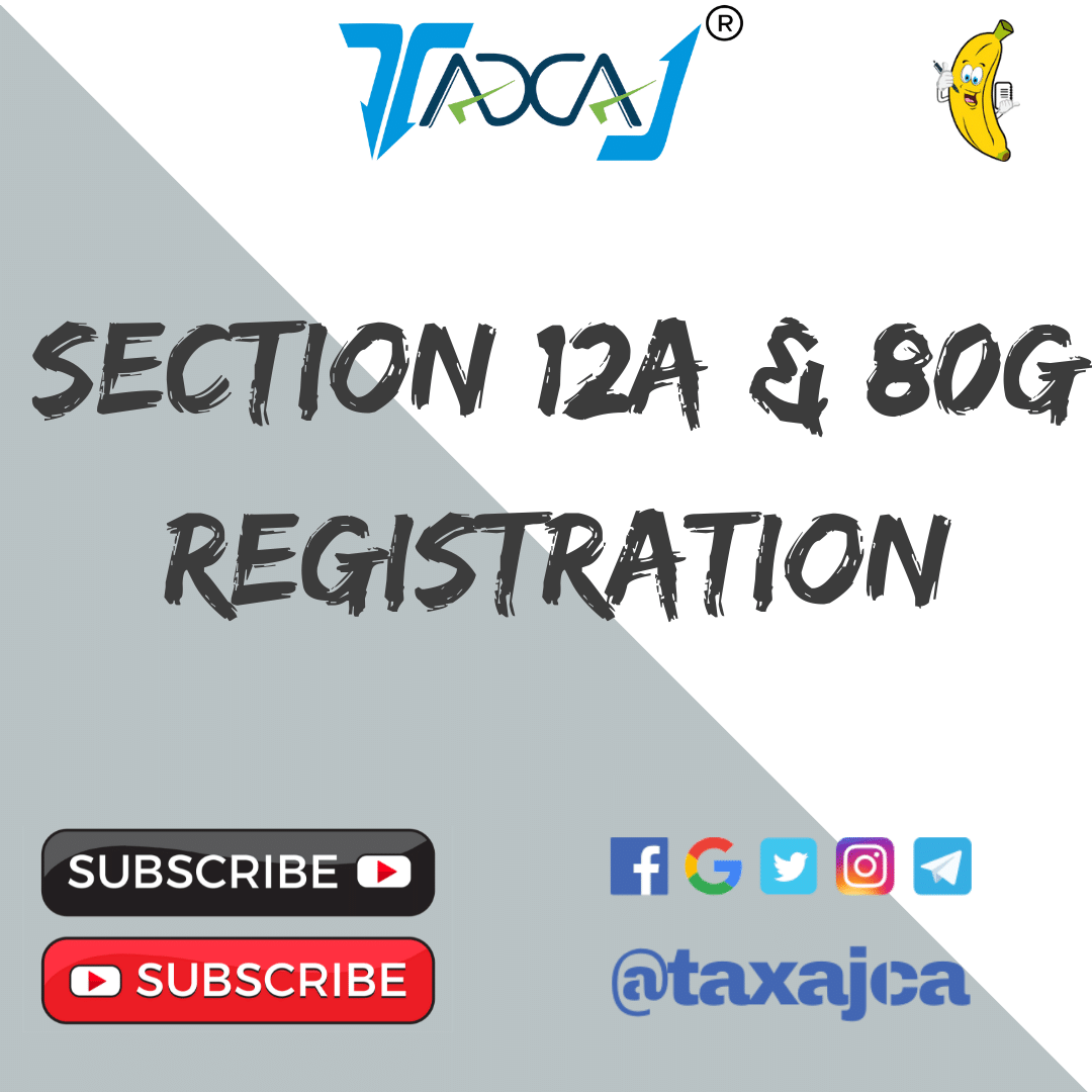 12A and 80G Registration Process Online
