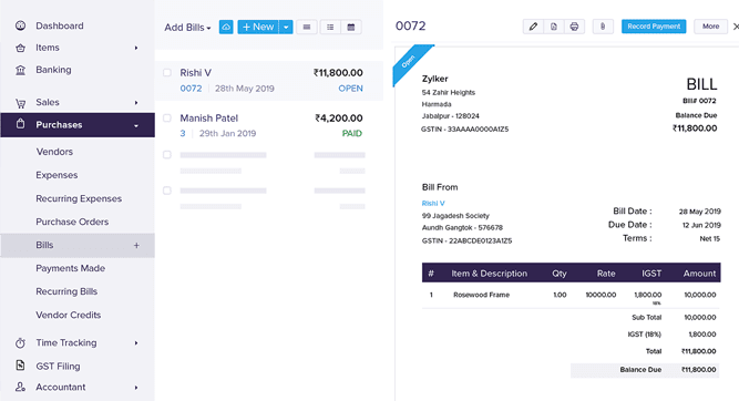 Digital Books - Payables - TAXAJ