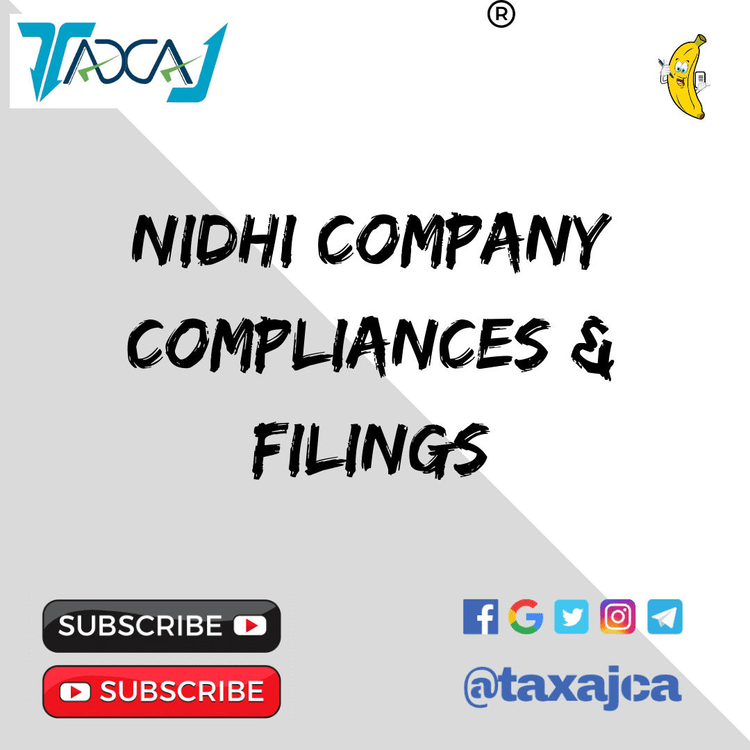 nidhi company compliances