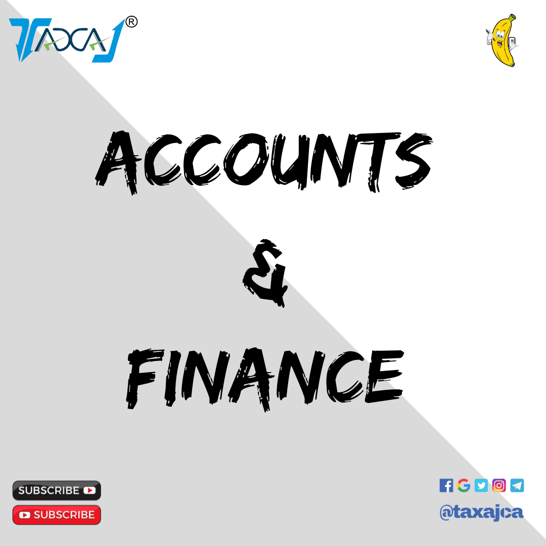 Accounts & finance