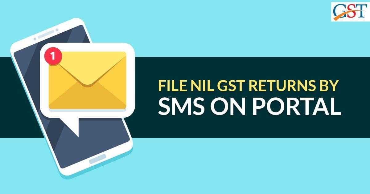 File GSTR-3B via SMS - Facility by GSTIN