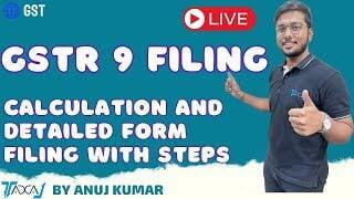 gstr 9 filing detailed steps