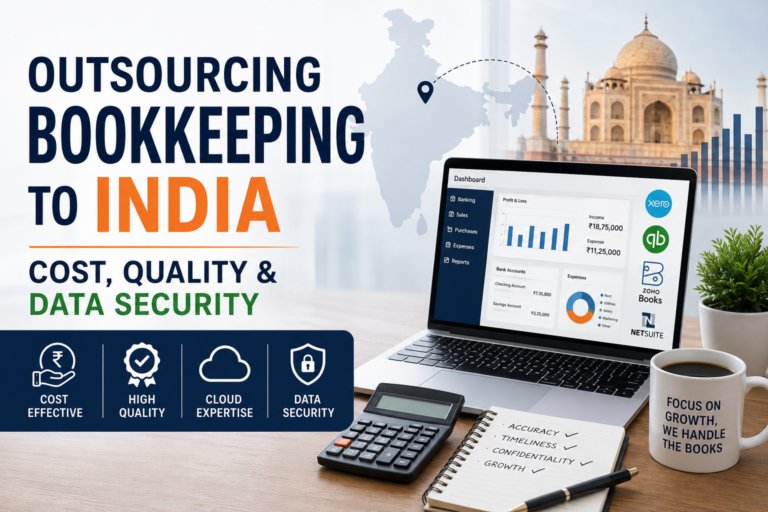 Outsourcing Bookkeeping to India – Cost, Quality & Data Security